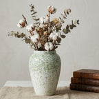 Coastal Seafoam Gradient Speckled Vase