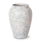 Coastal Blue & Sand Speckled Ceramic Vase